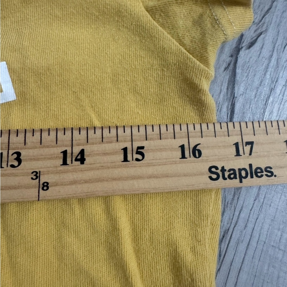 Yellow Abercrombie and Fitch Baby Tee - Picture 8 of 9